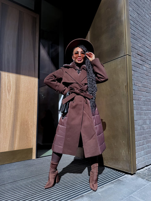 Coat "KOMBINĀCIJA HK30" – Choco